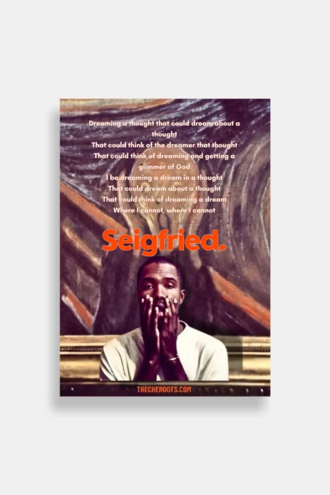 Frank Ocean's Introspective Lyrics | Seigfried - Poster